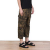 NINEWAY 013U42 新款全棉迷彩绿格纹多袋休闲工装裤 商品缩略图1