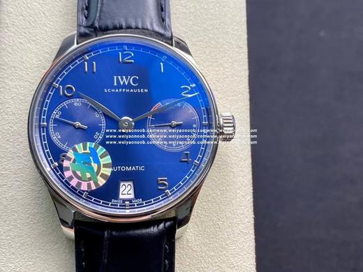 ZF销量神器！V5 葡7 万国IWC－葡萄牙系列 七日链 葡七 自动机械机芯 独立小秒针 真动能指示 蓝宝石玻璃 牛皮表带42MM 商品图0