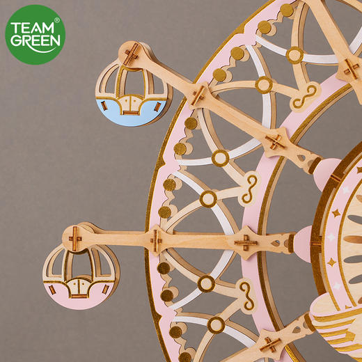 JIGZLE (英) 3D 木拼圖 -彩色摩天轮 商品图3