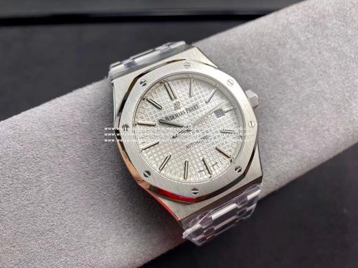 ZF新盘白面 重新定义皇家橡树15400系列！解决长久以来各大厂家都无法突破的难题【技术突破】1️⃣.解决厚度问题，采用9015机芯改爱彼CAL.3120一体机！实现厚度达到9.8mm与原装一样（ 商品图1