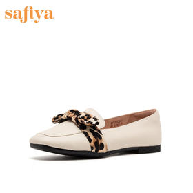 商场同款 | Safiya/索菲娅女鞋春季新款平跟鞋休闲鞋乐福鞋女SF93112017