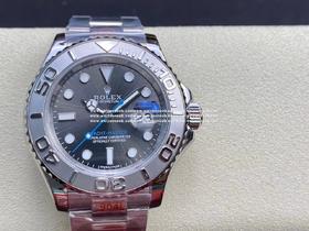 N厂 劳力士游艇名仕型 升级904L精钢 超通透蓝宝石镜面原装开模 修正细节 趋于完美直径40mm镀铂金双向旋转表圈超强夜光💯有2836及超级3135机芯可选