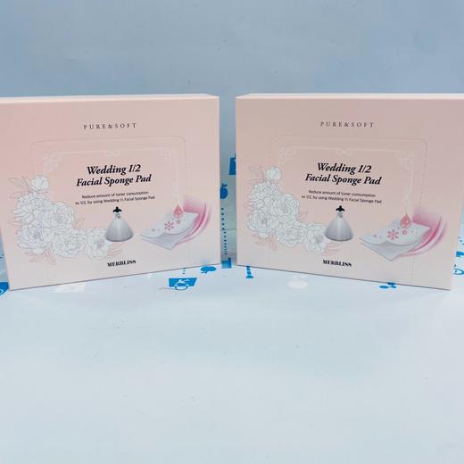 MERBLISS 婚纱1/2化妆棉 60枚（879011） 商品图0