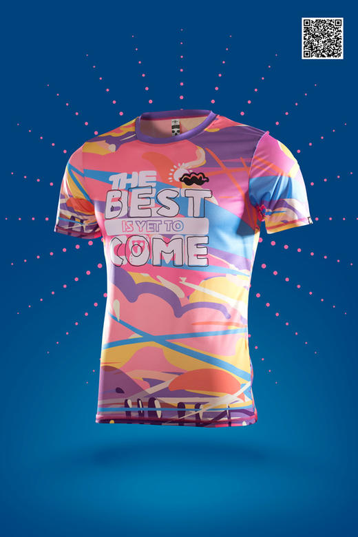 严素跑步TEE,BEST迷彩,男/女款,轻量 短袖T恤 速干快干 严素态度 商品图0