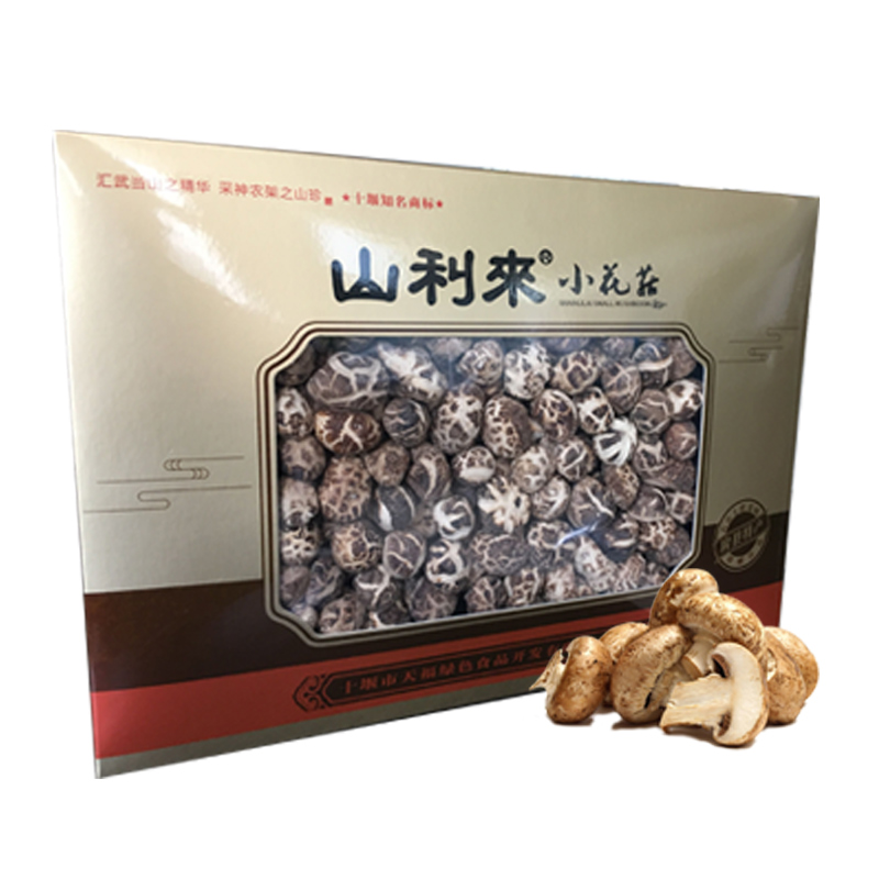 山利来金色花菇礼盒  400g/盒