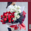 《白玫瑰与红玫瑰》混搭玫瑰花束 商品缩略图2
