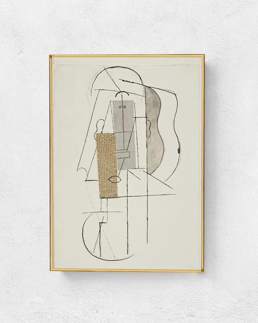 伽罗 JALO 挂画-毕加索-思考中的男人 P179（预计15天内发货） 商品图0