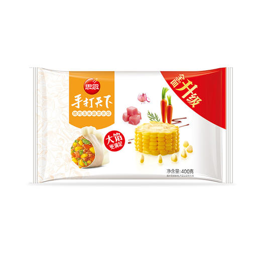 思念手打天下 玉米蔬菜水饺400g 商品图0