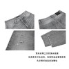NINEWAY 013N43 夏季新款九分个性破洞宽松直筒牛仔裤男灰色 商品缩略图3