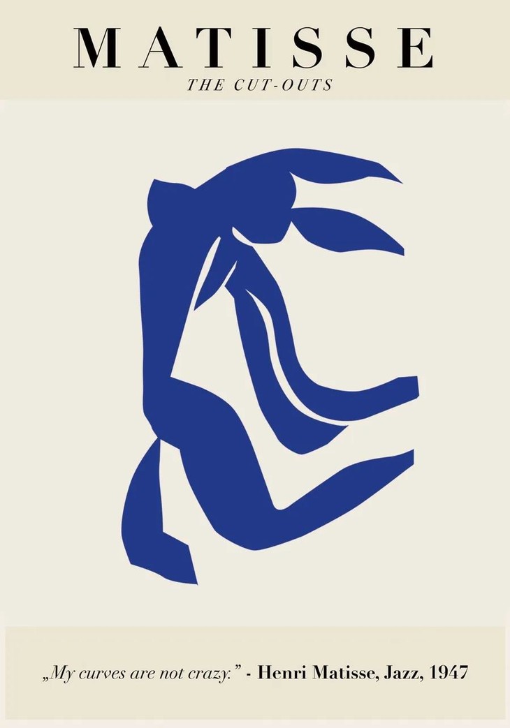 伽罗jalo挂画马蒂斯奔跑的蓝色裸体p174p175预计15天内发货