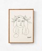 伽罗 JALO 挂画-毕加索-头戴花环的少女 P160/P161/P162/P163（预计10天内发货） 商品缩略图1