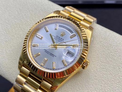 EW Factory最新力作V2升级版 劳力士Rolex星期日志型40终极版 搭载原版3255自动机械机芯228239系列腕表，40毫米直径，研发耗时16个月！原版1比1开模。重点升级了以下几个要点： 商品图1