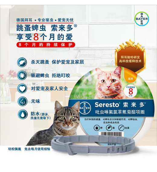 老金家驱虫套餐（犬用）-德国拜耳索来多项圈+海乐旺 商品图5