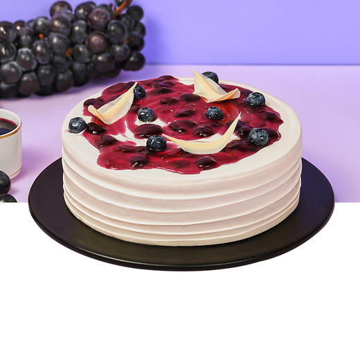 【爆浆葡萄流心】葡萄流心-葡萄奶油蛋糕