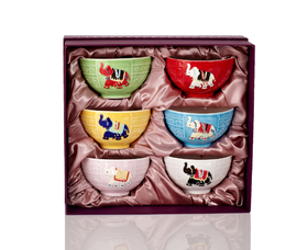 【碗具】皇家吉象饭碗 彩釉款 6入 370ml