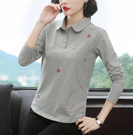 mz3731新款宽松七分袖打底衫tzf