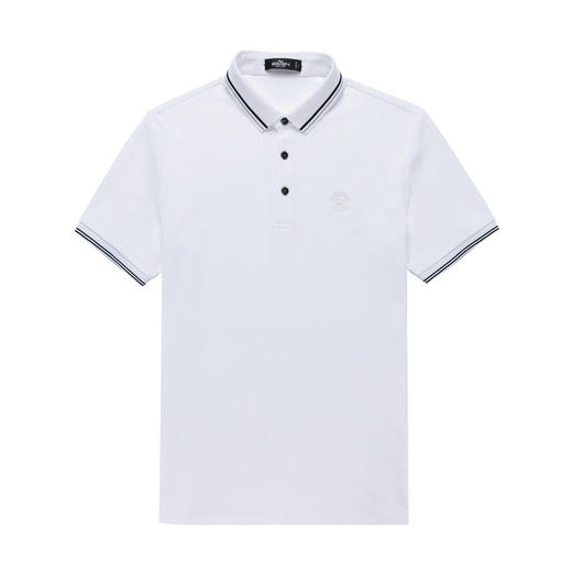 柒牌男装短袖POLO衫商务休闲翻领衬衫男士夏季薄款弹力透气打底衫	118T70990 商品图4