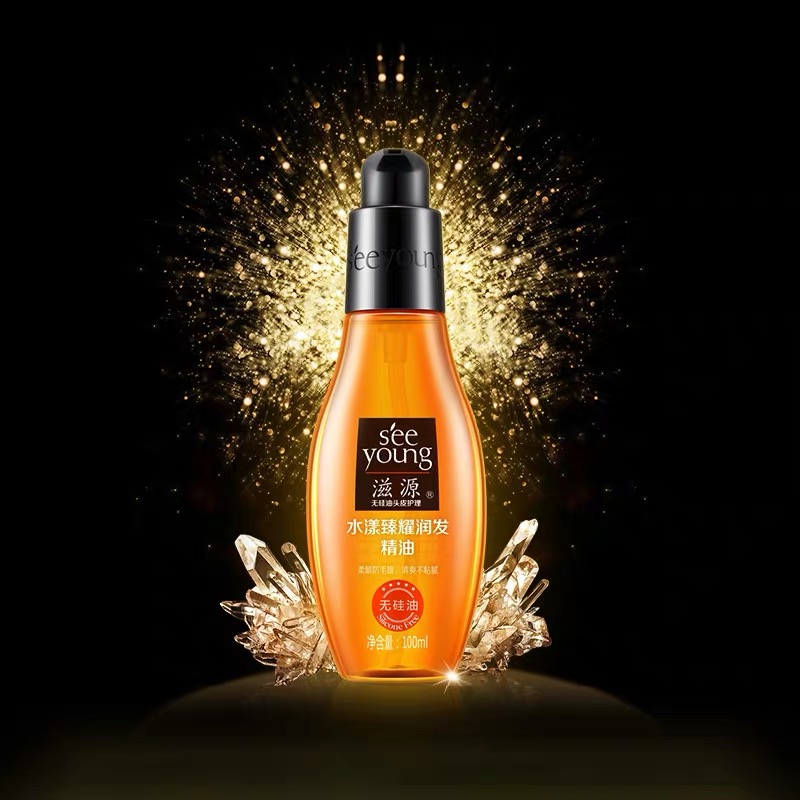 滋源水漾臻耀润发精油 100ml（外包装盒子轻微破损）