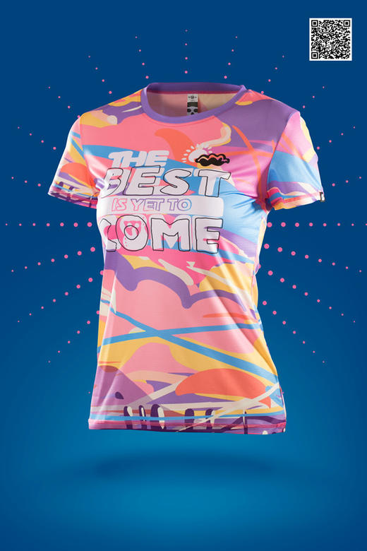 严素跑步TEE,BEST迷彩,男/女款,轻量 短袖T恤 速干快干 严素态度 商品图2