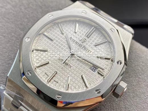 ZF新盘白面 重新定义皇家橡树15400系列！解决长久以来各大厂家都无法突破的难题【技术突破】1️⃣.解决厚度问题，采用9015机芯改爱彼CAL.3120一体机！实现厚度达到9.8mm与原装一样（ 商品图2