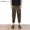 NINEWAY 013U42 新款全棉迷彩绿格纹多袋休闲工装裤 商品缩略图0