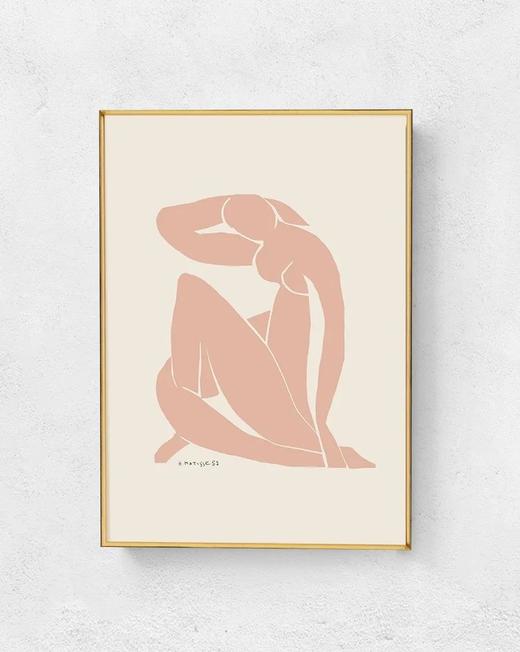 伽罗 JALO 挂画-马蒂斯-粉色裸体 P151/P152（预计10天内发货） 商品图0