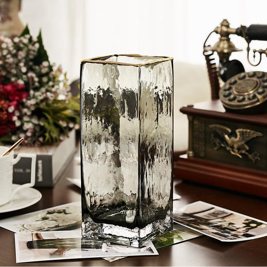 轻奢金边冷纹----方缸1025 商品图1