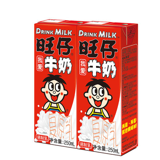 旺旺 旺仔牛奶 儿童牛奶早餐奶 原味 250ml*24 商品图2
