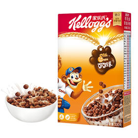 泰国进口 家乐氏（Kellogg’s）可可球 进口麦片 即食冲饮 营养谷物早餐330g（新老包装随机发货）
