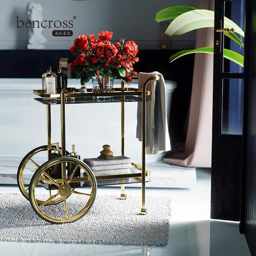 bencross花园系列-金色小推车（升级版金属轮） 商品图0