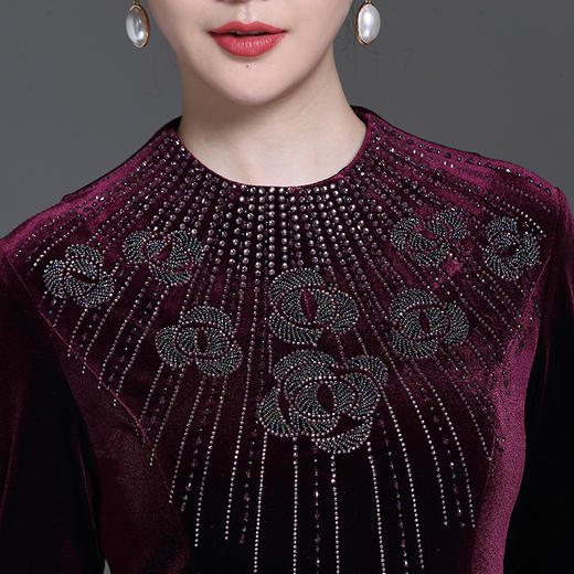 YZL-200春新款连衣裙子妈妈装婚礼婚宴旗袍 商品图3