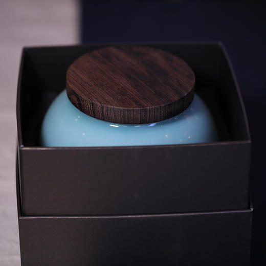 澜沧古茶茶具【龙泉青瓷藏养罐大号】可装450克左右 不含茶叶 商品图1