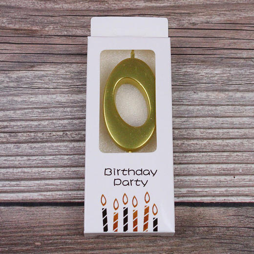 金色数字蜡烛 商品图0