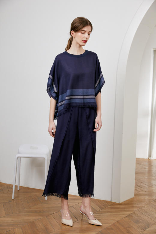 四季之衣 | 精仿羊绒休闲女裤 SJF18K321A 商品图9