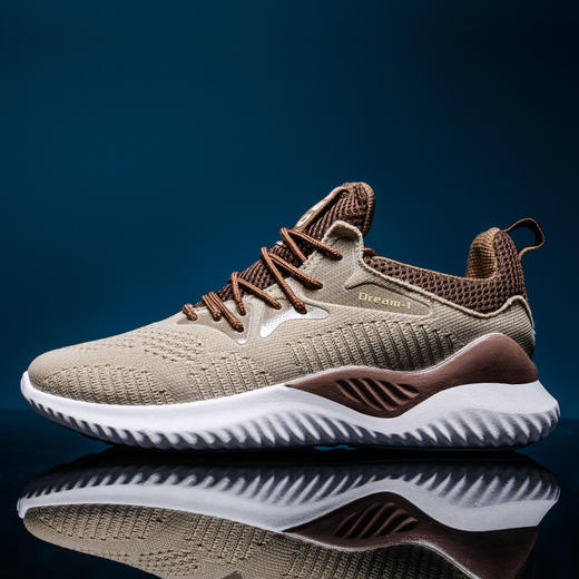 2020新款男运动鞋透气防滑飞织鞋减震轻质潮男青年网面鞋（非劳保鞋） 商品图2