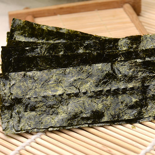 波力海苔 无添加休闲零食 即食紫菜 儿童孕妇海苔原味罐装100克 商品图7