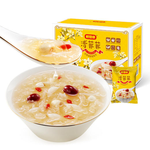 好想你 冻干FD红枣银耳枸杞莲子羹河南特产 开水冲泡60秒即食 清菲菲105g/盒 商品图1