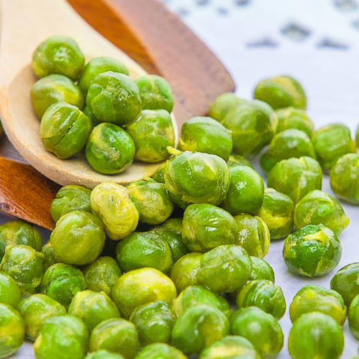 甘源 休闲零食 青豌豆 蟹黄味青豆 坚果炒货特产小吃豌豆粒 285g/袋 商品图1