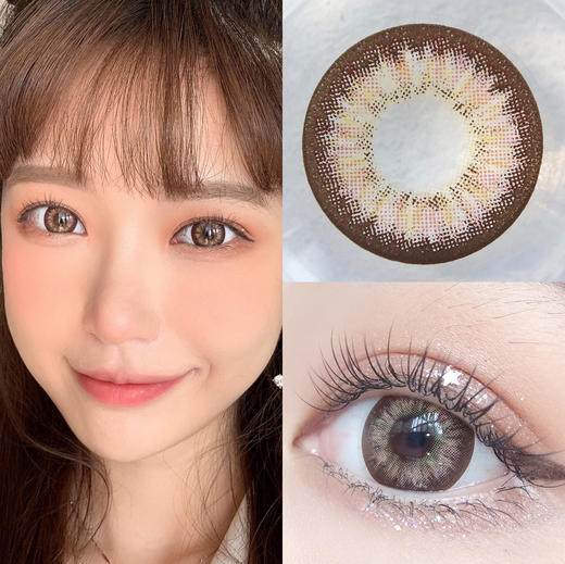 kirafairy 黑山羊棕 年抛 14.5 含硅 - 宝妹美瞳商城