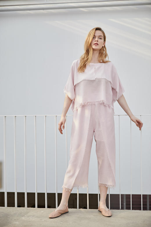 四季之衣 | 精仿羊绒休闲女裤 SJF18K321A 商品图6