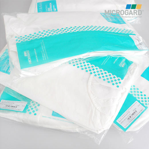 抗疫进行时丨Microgard2000实验室工作服连体带帽防护服 防尘轻型防猪场 疫情防静电 商品图4