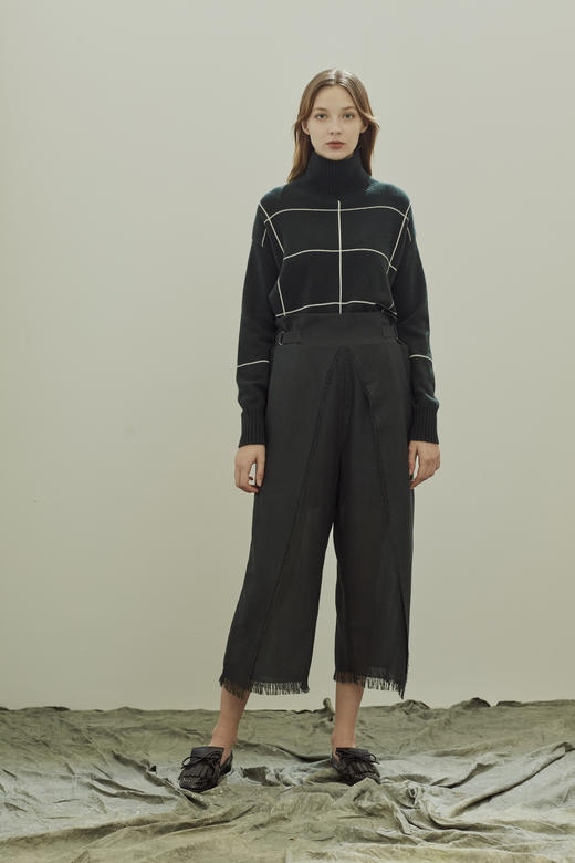 四季之衣 | 精仿羊绒休闲女裤 SJF18K321A 商品图7