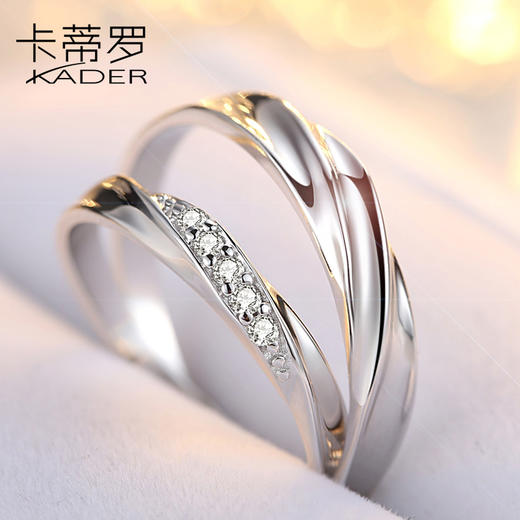 情侣戒指一对纯银男女款简约对戒小众设计生日礼物 商品图4