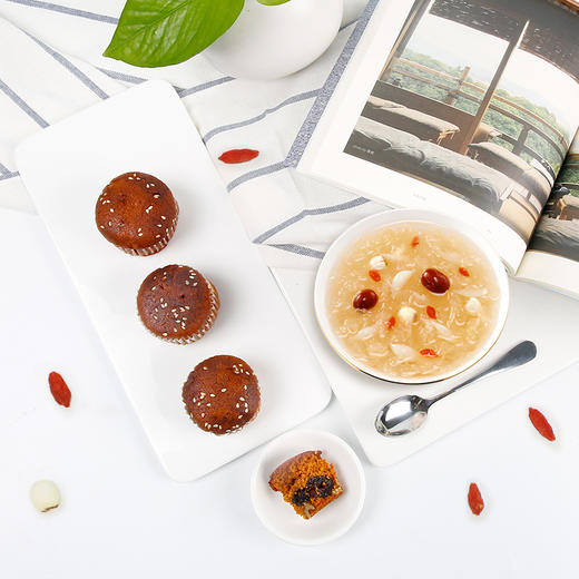 好想你 冻干FD红枣银耳枸杞莲子羹河南特产 开水冲泡60秒即食 清菲菲105g/盒 商品图4