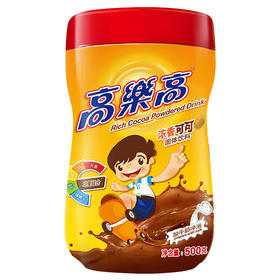 高乐高 浓香可可 固体饮料 牛奶伴侣 巧克力粉500g/罐