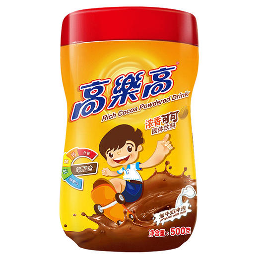 高乐高 浓香可可 固体饮料 牛奶伴侣 巧克力粉500g/罐 商品图0