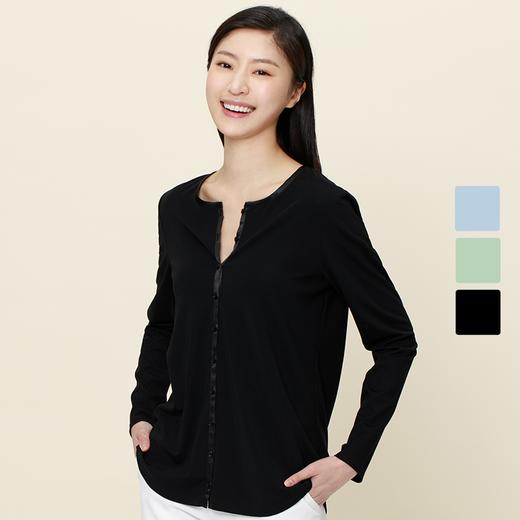 20135 IN AND ON 法式百搭罗马布长袖T恤 商品图1