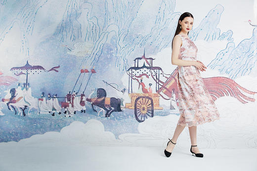 1S6067 十样锦色连衣裙--云浮景山--《LSF》 商品图4