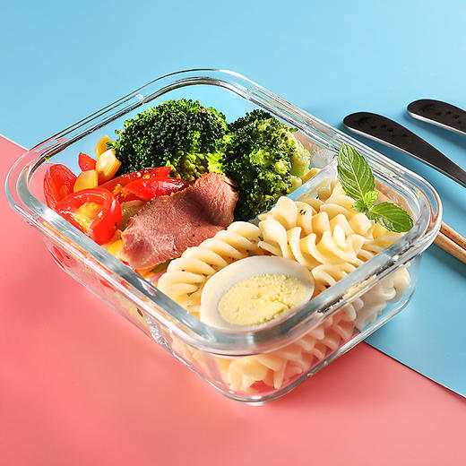日本 USAMI乌萨咪 玻璃保鲜盒 高硼硅便当饭盒可微波 三件套 商品图1