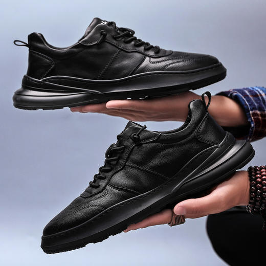 2020春季新款小白鞋男真皮运动休闲鞋轻质潮男板鞋（非劳保鞋） 商品图1